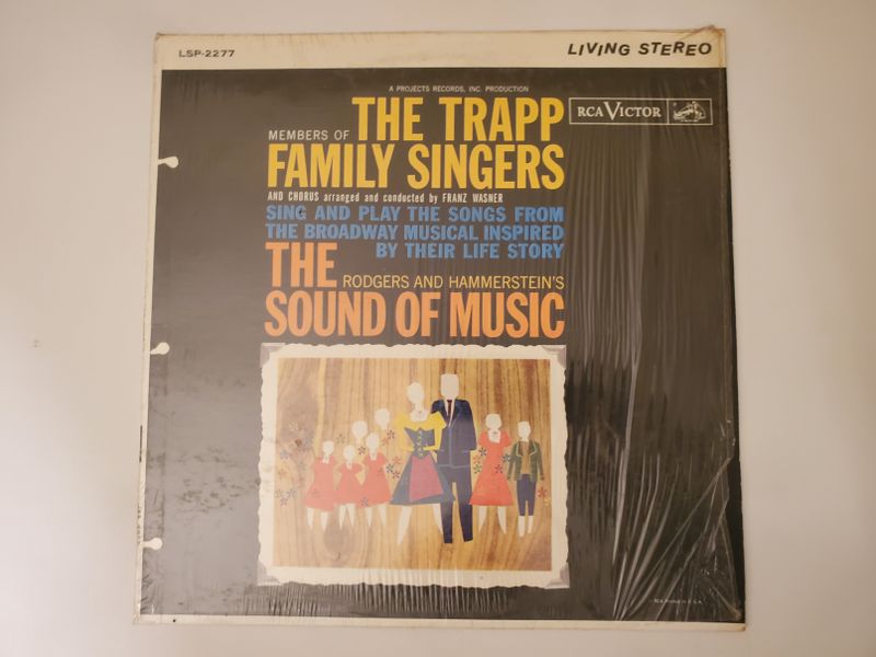 The Trapp Family Singers The Sound of Music vinyl record
